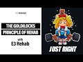 90. The Goldilocks Principle of Rehab