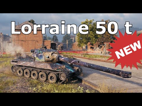 World of Tanks Lorraine 50 t - Tier IX Premium - NEW TANK !