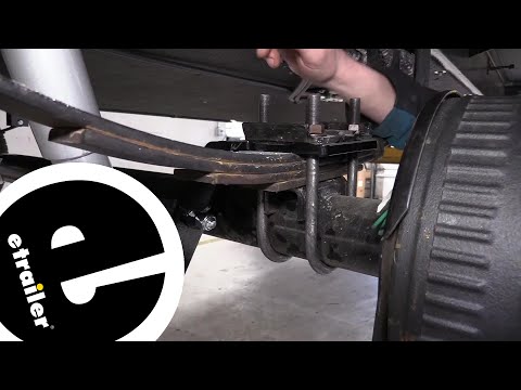 etrailer | Detailed Breakdown of the Replacement U-Bolt w/Nuts for 8,000-lb, Round Trailer Axles