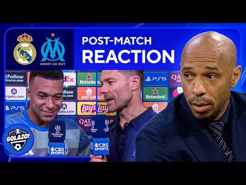 Thierry Henry, Kylian Mbappé, and Xabi Alonso REACT as Real Madrid defeat Marseille | UCL Today