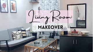 Living Room /Dining area/Foyer Makeover (Before and After)MINIMAL SCANDINAVIAN