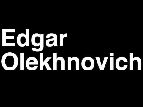 How to Pronounce Edgar Olekhnovich FC BATE Borisov Football Goal Penalty Kick Yellow Red Card Injury
