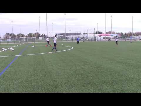 Séance entrainement OL - Enchaînement de passes et finition