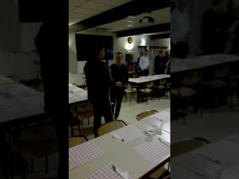 Attentie voor vrijwilliger Johan Kristeerius tijdens nieuwjaarsborrel Be Quick 1887