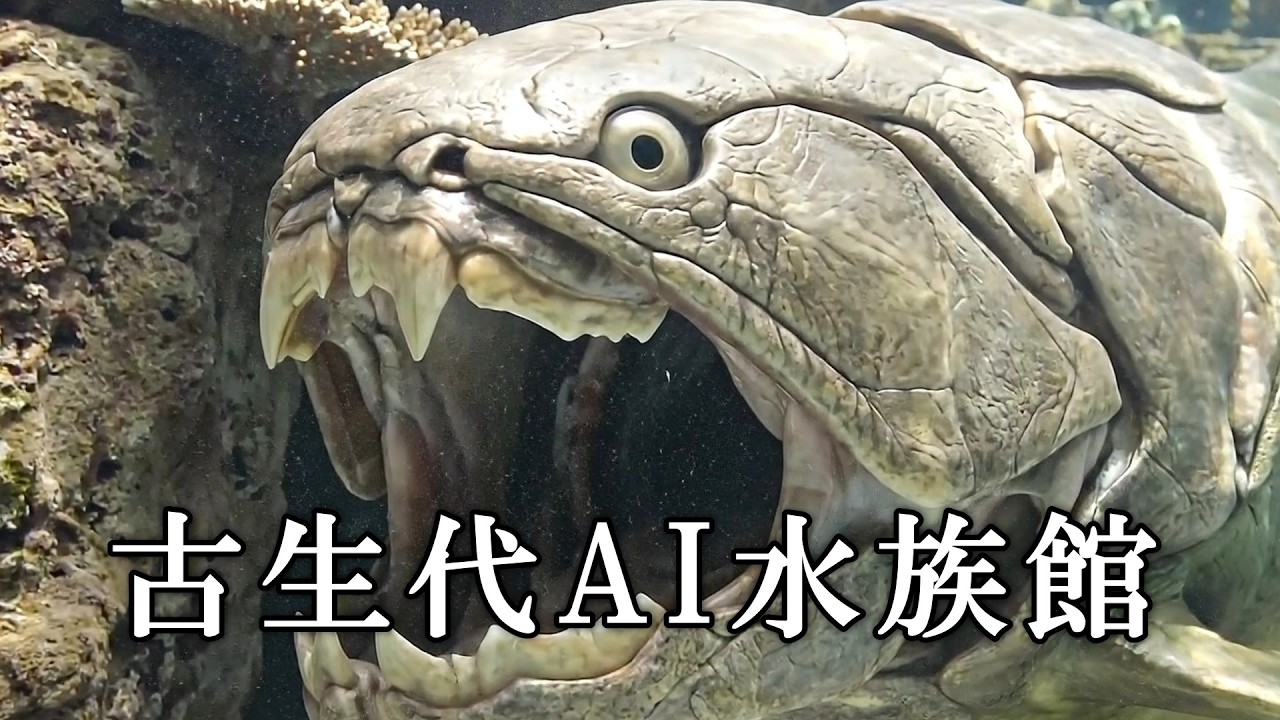 【未知の世界】恐竜より前の海洋生物を映像化したら圧倒的だった｜古代海洋生物水族館