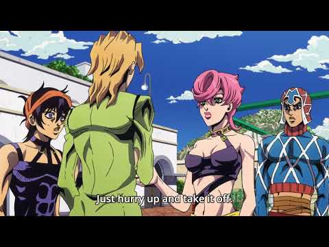 ジョジョ:Trish Una meets Bucciarti's gang and annoys Fugo