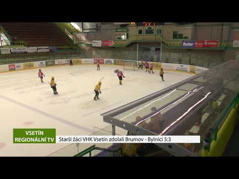 VSETÍN: Starší žáci VHK Vsetín zdolali Brumov - Bylnici 5:3