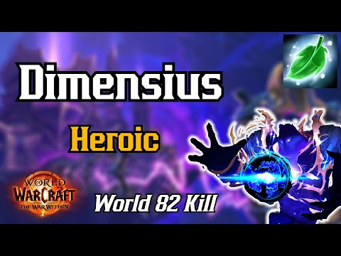 Dimensius (Heroic) Resto Druid POV [World 82 Kill]
