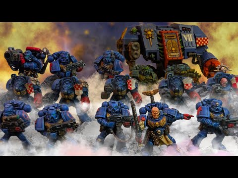 Assault on Black Reach Space Marines Crimson Fists | Warhammer 40k | 5th edition