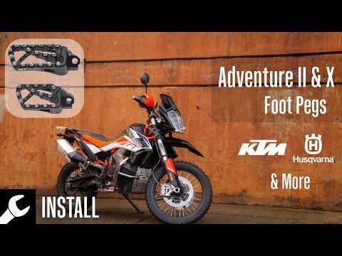 KTM ADV Peg Install