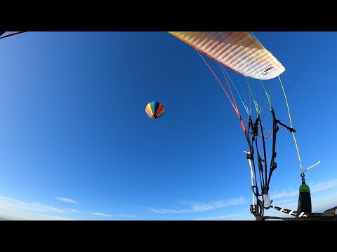 Voo 217 de Paramotor IKE Costa - Voo com balão - 10/04/2022