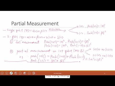 L10 Partial Measurement, Entanglement, NOT Gate