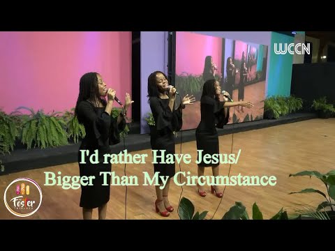 The Foster Triplets || I'd Rather Have Jesus/Bigger Than My Circumstance