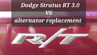 Alternator Replacement for a 2004 Dodge Stratus Rt 3.0 6 cylinder engine.