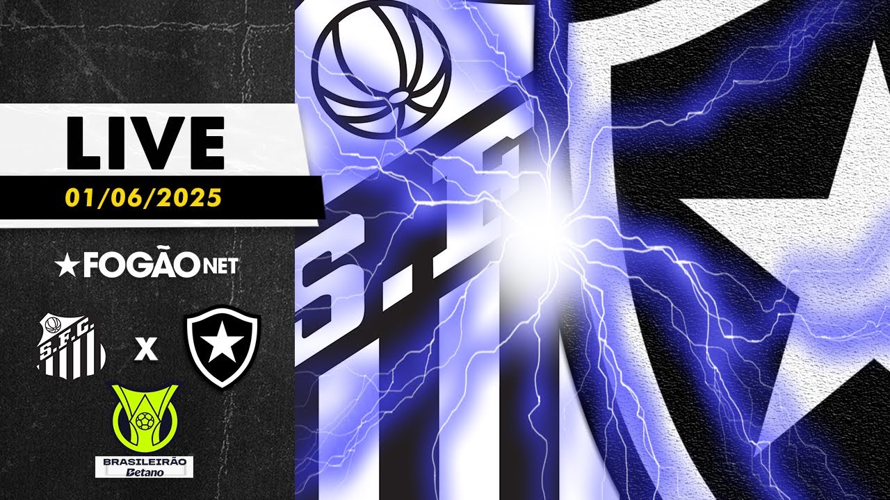 LIVE | Pré-jogo de Santos x Botafogo pela 11ª rodada do Campeonato Brasileiro 2025