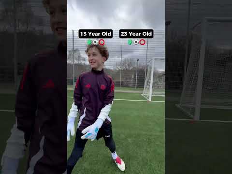 Young vs Old: 1vs1 Challenge🧤🔥 #gripmode #goallkeeper #football