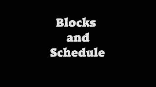 Blocks and Schedules Thumbnail
