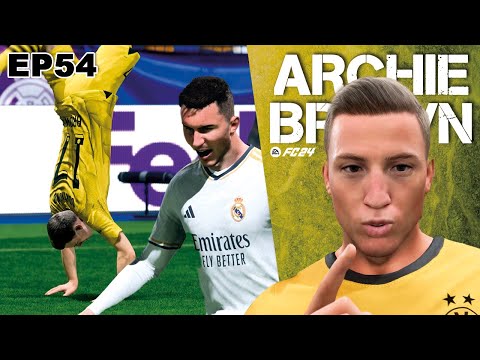 4G 5A Champions League Action Vs Real Madrid | Archie Brown Player Career Mode EP54 | FC24