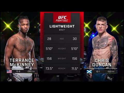 Terrance McKinney vs Chris Duncan | Highlights before the match