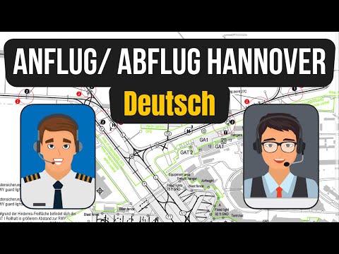 VFR Sprechfunk: Hannover EDDV auf Deutsch (BZF 2)