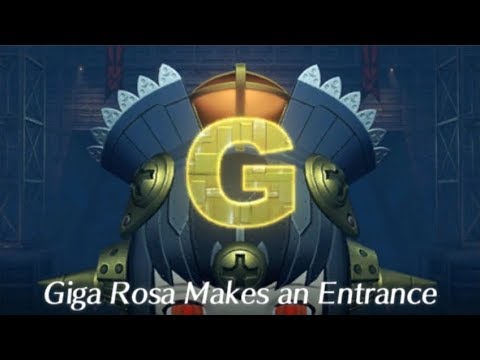 Xenoblade Chronicles 2 - Giga Rosa Makes an Entrance Cutscene! HQ