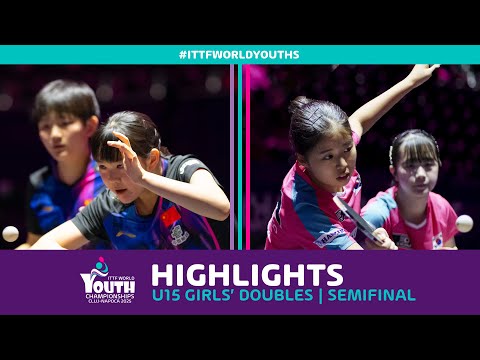 Zhu/Liu vs Heo/Kim | U15 GD - SF | #ITTFWorldYouths 2025
