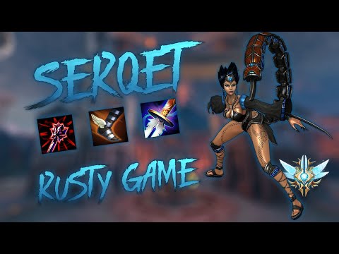 MY SERQET IS RUSTY! | Grinding to Grandmasters | Smite Season 6