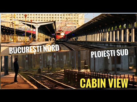 Train CABVIEW 🇷🇴 Bucharest (București) - Ploiești Sud (Romania) on M300 - locomotive driver's view