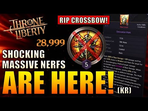 Throne & Liberty NEW PATCH just Killed 7 Classes! - Full Details and Tests (kr update) Shields Stack