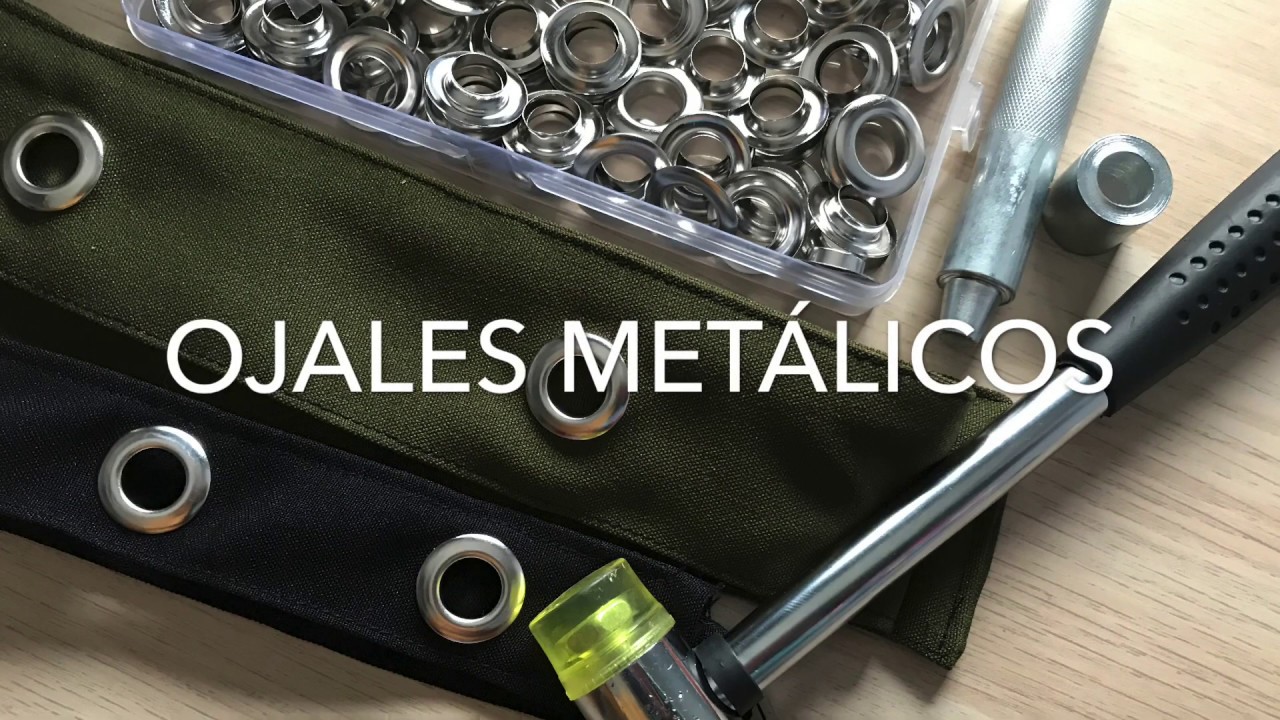 ¿Cómo poner OJALES METÁLICOS MUY FÁCIL ✅