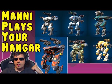 MANNI PLAYS YOUR HANGAR! War Robots Viewer Request Gameplay WR Ep #1