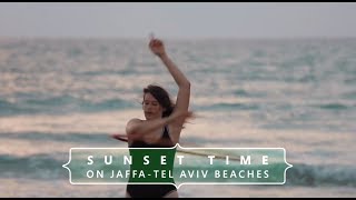 SUNSET TIME ON THE BEACH