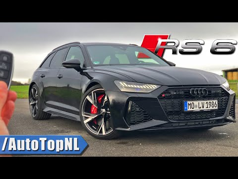2020 Audi RS6 C8 | 300km/h REVIEW POV on AUTOBAHN (NO SPEED LIMIT) by AutoTopNL
