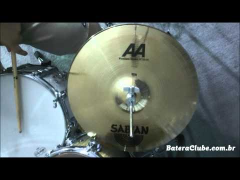 Chimbal Sabian AA  Fusion Hats 14" Brilliant - BATERACLUBE.com.br