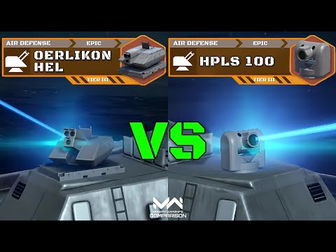 Oerlikon HEL VS HPLS 100 | Epic Laser Air Defense Comparison | Modern Warships