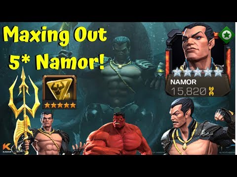 5/65 Namor Rank Up and Gameplay! Beast Mode! - Marvel Contest of Champions