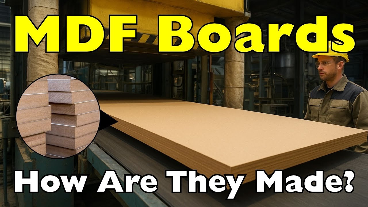 How Are MDF Boards Made?