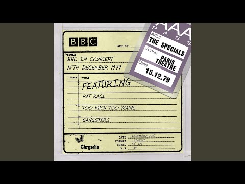 Gangsters (BBC in Concert: Live at Paris Theatre, 15 December 1979)