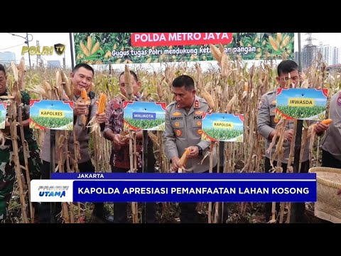 DUKUNG KETAHANAN PANGAN, POLRI LAKUKAN PANEN RAYA JAGUNG