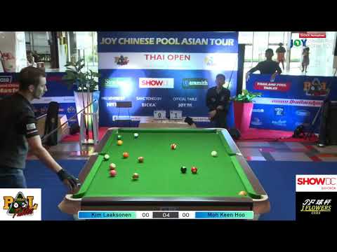 Kim Laaksonen VS Moh Keen Hoe - 2019 Joy Chinese Pool Asian Tour Thai Open