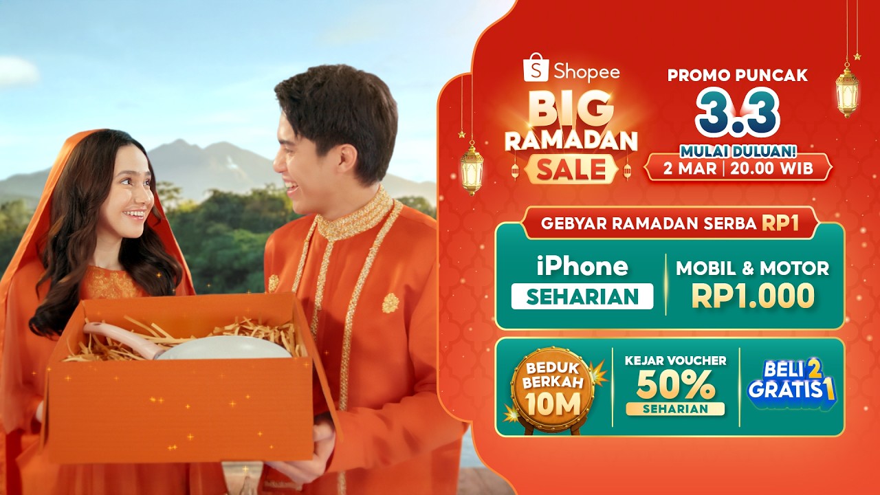 Promo Puncak 3.3 Big Ramadan Sale Mulai Duluan 2 Mar 20:00 WIB | Belanja Sekarang!
