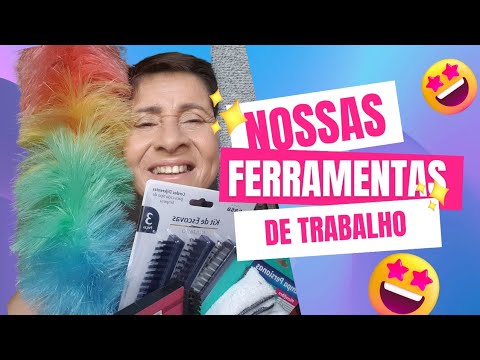 mostrando nossas ferramentas de trabalho ! #dicas de diarista