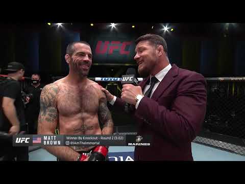 UFC Vegas 29: Matt Brown Octagon Interview