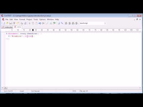 jQuery Tutorial 1 Introduction to jQuery