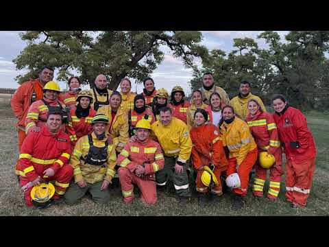 03 San Antonio de Litín: Bomberos de la regional 2 realizaron una capacitación de deptos. operativos