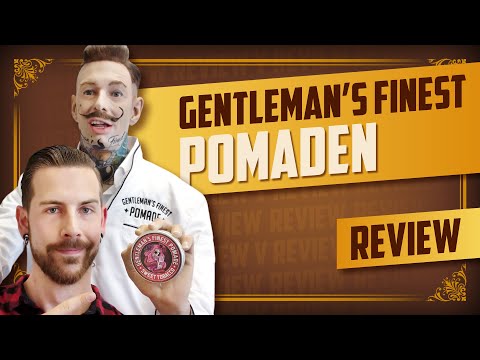 Echtes Pomade-KUNSTWERK! | Gentleman's Finest Pomaden Review | english subtitles
