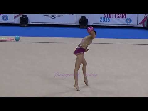 Nourhal KHATTAB (EGY) ball - 2015 Stuttgart worlds Qualifs