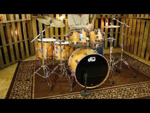 DW Collector's Series Pure Cherry Shell Pack, Clear Lacquer