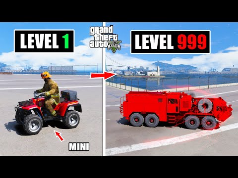 Upgrade MOBIL PEMADAM KEBAKARAN Dari NOOB Sampai Paling KEREN di GTA 5 - GTA 5 MOD