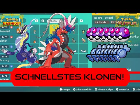 FASTEST ITEM Clone Glitch - NEW Method Cloning - Pokemon Crimson and Purple Tips Glitch Bug